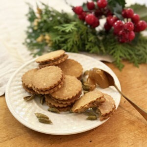 Cardamom Caramel Cookies