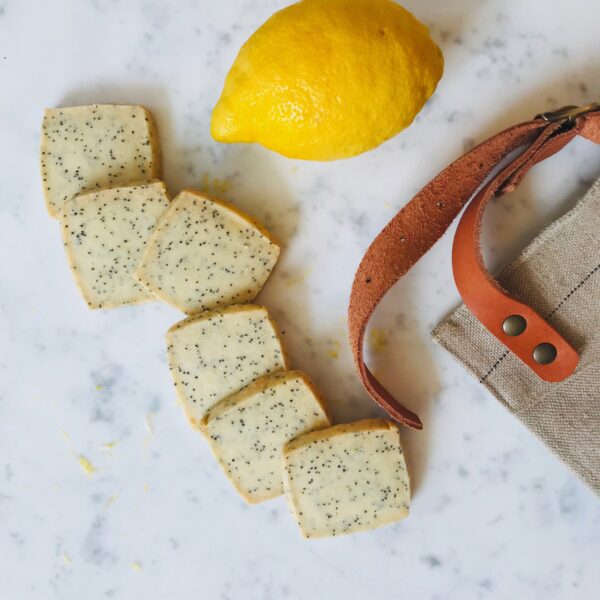 Lemon Poppyseed Shortbread