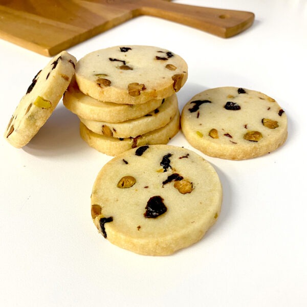 Pistachio Cherry Shortbread