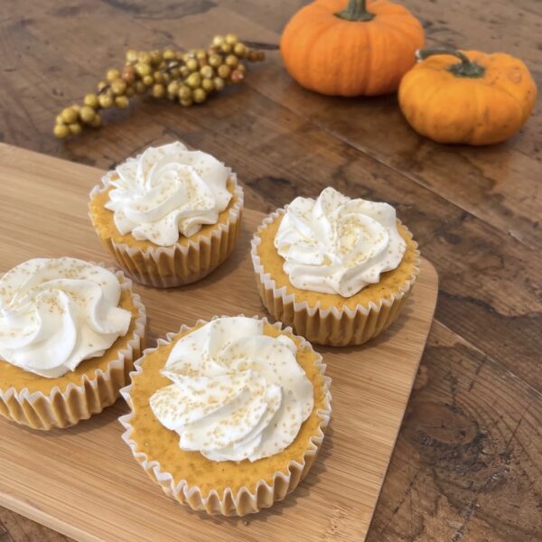 Pumpkin Spiced Mini Cheesecakes (Oct 1-31)