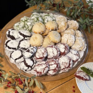 Christmas Crinkle Platter